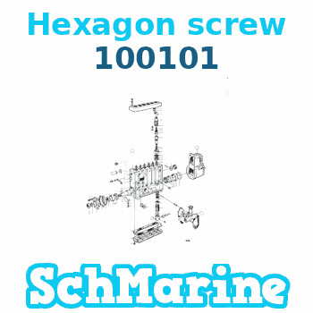 Buy 100101 Hexagon screw Volvo Penta parts 100101 Hexagon screw Volvo Penta