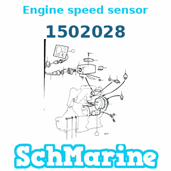 Buy 1502028 Engine speed sensor Volvo Penta parts 1502028 Engine speed sensor Volvo Penta