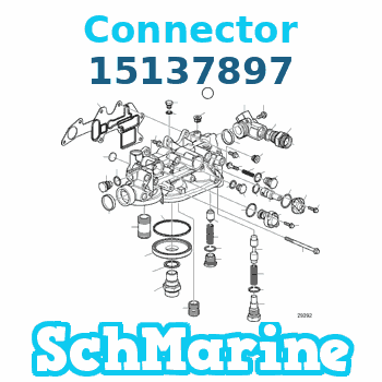 Buy 15137897 Connector Volvo Penta parts 15137897 Connector Volvo Penta