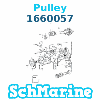 Buy 1660057 Pulley Volvo Penta parts 1660057 Pulley Volvo Penta