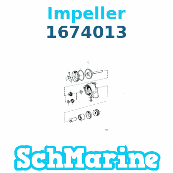 Buy 1674013 Impeller Volvo Penta parts 1674013 Impeller Volvo Penta