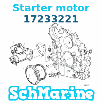 Buy 17233221 Starter motor Volvo Penta parts 17233221 Starter motor Volvo Penta