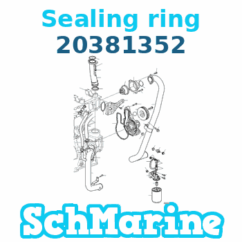 Buy 20381352 Sealing ring Volvo Penta parts 20381352 Sealing ring Volvo Penta