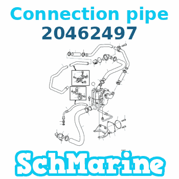 Buy 20462497 Connection pipe Volvo Penta parts 20462497 Connection pipe Volvo Penta