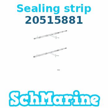 Buy 20515881 Sealing strip Volvo Penta parts 20515881 Sealing strip Volvo Penta
