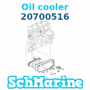 Buy 20700516 Oil cooler Volvo Penta parts 20700516 Oil cooler Volvo Penta