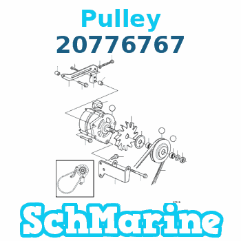 Buy 20776767 Pulley Volvo Penta parts 20776767 Pulley Volvo Penta