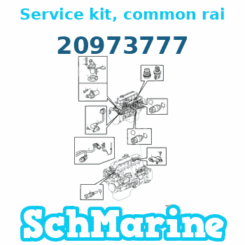 Buy 20973777 Service kit, common rail Volvo Penta parts 20973777 Service kit, common rail Volvo Penta