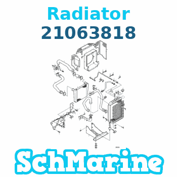 Buy 21063818 Radiator Volvo Penta parts 21063818 Radiator Volvo Penta