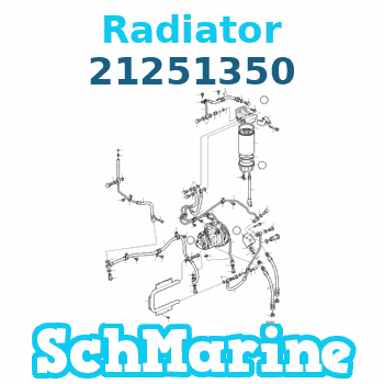 Buy 21251350 Radiator Volvo Penta parts 21251350 Radiator Volvo Penta