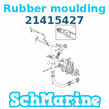 Buy 21415427 Rubber moulding Volvo Penta parts 21415427 Rubber moulding Volvo Penta