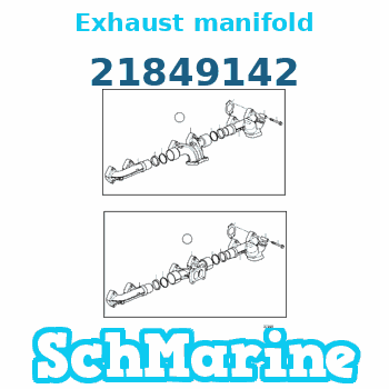 Buy 21849142 Exhaust manifold Volvo Penta parts 21849142 Exhaust manifold Volvo Penta