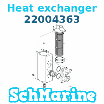 Buy 22004363 Heat exchanger Volvo Penta parts 22004363 Heat exchanger Volvo Penta
