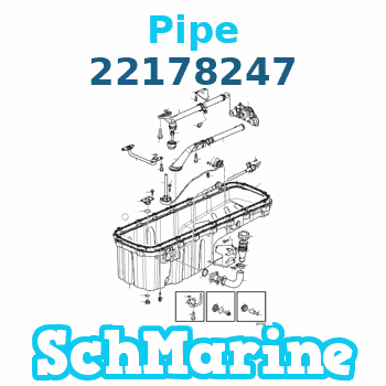 Buy 22178247 Pipe Volvo Penta parts 22178247 Pipe Volvo Penta