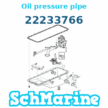 Buy 22233766 Oil pressure pipe Volvo Penta parts 22233766 Oil pressure pipe Volvo Penta