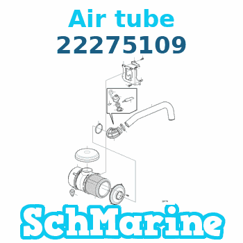 Buy 22275109 Air tube Volvo Penta parts 22275109 Air tube Volvo Penta