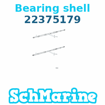 Buy 22375179 Bearing shell Volvo Penta parts 22375179 Bearing shell Volvo Penta