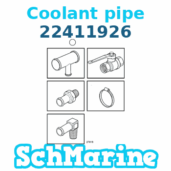 Buy 22411926 Coolant pipe Volvo Penta parts 22411926 Coolant pipe Volvo Penta