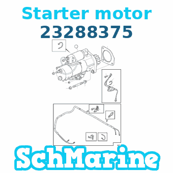 Buy 23288375 Starter motor Volvo Penta parts 23288375 Starter motor Volvo Penta
