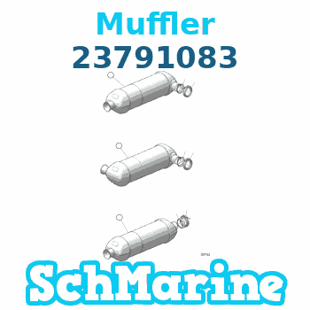 Buy 23791083 Muffler Volvo Penta parts 23791083 Muffler Volvo Penta