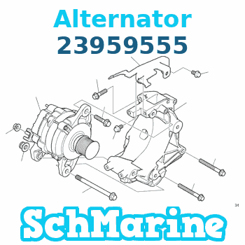 Buy 23959555 Alternator Volvo Penta parts 23959555 Alternator Volvo Penta