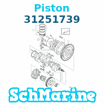 Buy 31251739 Piston Volvo Penta parts 31251739 Piston Volvo Penta