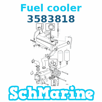 Buy 3583818 Fuel cooler Volvo Penta parts 3583818 Fuel cooler Volvo Penta