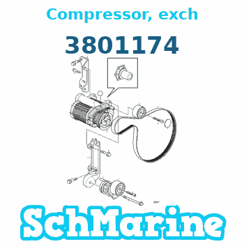 Buy 3801174 Compressor, exch Volvo Penta parts 3801174 Compressor, exch Volvo Penta