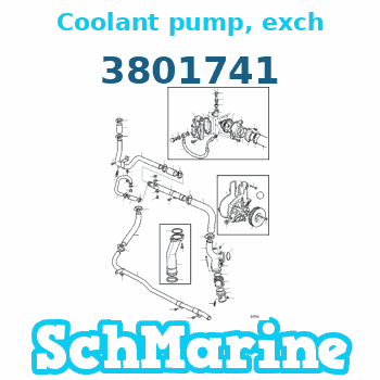Buy 3801741 Coolant pump, exch Volvo Penta parts 3801741 Coolant pump, exch Volvo Penta