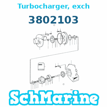 Buy 3802103 Turbocharger, exch Volvo Penta parts 3802103 Turbocharger, exch Volvo Penta