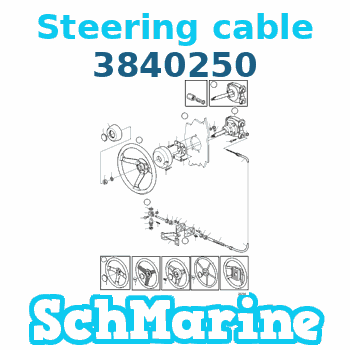 Buy 3840250 Steering cable Volvo Penta parts 3840250 Steering cable Volvo Penta