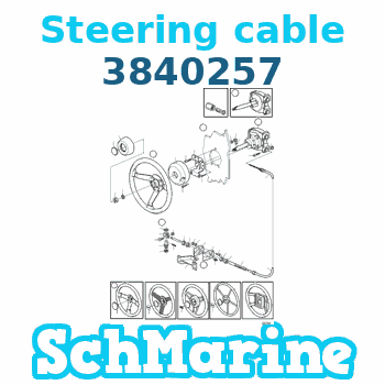 Buy 3840257 Steering cable Volvo Penta parts 3840257 Steering cable Volvo Penta
