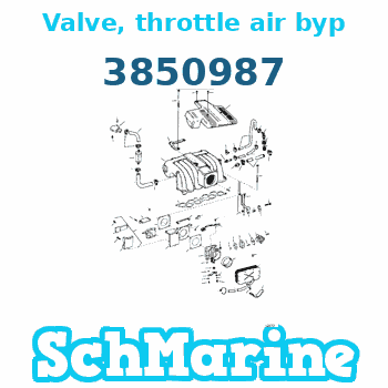 Buy 3850987 Valve, throttle air bypass Volvo Penta parts 3850987 Valve, throttle air bypass Volvo Penta