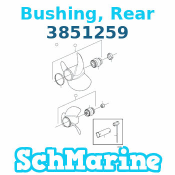 Buy 3851259 Bushing, Rear Volvo Penta parts 3851259 Bushing, Rear Volvo Penta