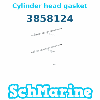 Buy 3858124 Cylinder head gasket Volvo Penta parts 3858124 Cylinder head gasket Volvo Penta
