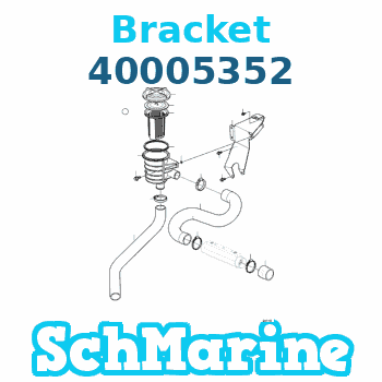 Buy 40005352 Bracket Volvo Penta parts 40005352 Bracket Volvo Penta