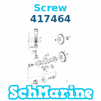 Buy 417464 Screw Volvo Penta parts 417464 Screw Volvo Penta