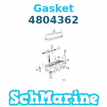 Buy 4804362 Gasket Volvo Penta parts 4804362 Gasket Volvo Penta