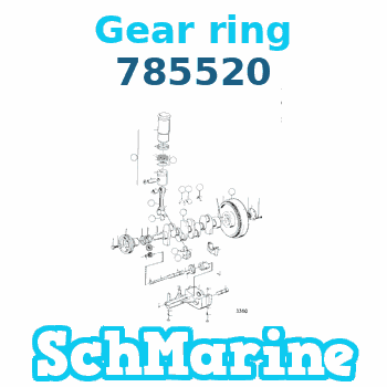 Buy 785520 Gear ring Volvo Penta parts 785520 Gear ring Volvo Penta