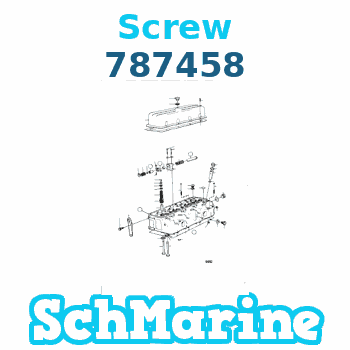 Buy 787458 Screw Volvo Penta parts 787458 Screw Volvo Penta