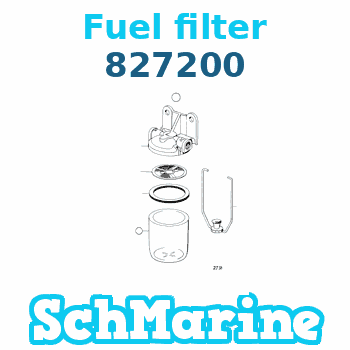 Buy 827200 Fuel filter Volvo Penta parts 827200 Fuel filter Volvo Penta