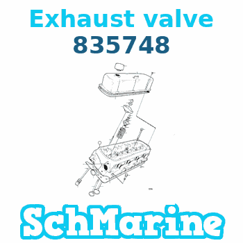 Buy 835748 Exhaust valve Volvo Penta parts 835748 Exhaust valve Volvo Penta