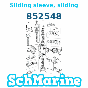 Buy 852548 Sliding sleeve, sliding sleeve Volvo Penta parts 852548 Sliding sleeve, sliding sleeve Volvo Penta