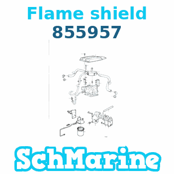 Buy 855957 Flame shield Volvo Penta parts 855957 Flame shield Volvo Penta
