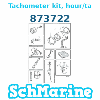 Buy 873722 Tachometer kit, hour/tachometer Volvo Penta parts 873722 Tachometer kit, hour/tachometer Volvo Penta