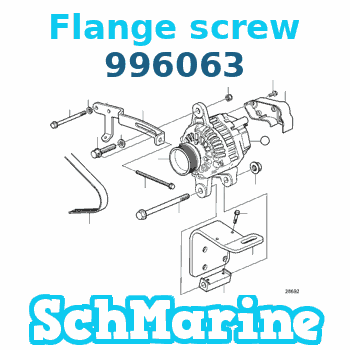 Buy 996063 Flange screw Volvo Penta parts 996063 Flange screw Volvo Penta