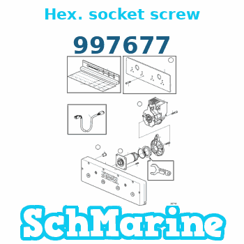 Buy 997677 Hex. socket screw Volvo Penta parts 997677 Hex. socket screw Volvo Penta