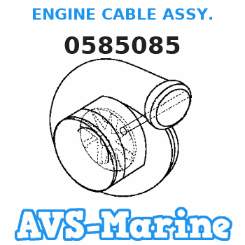 0585085 ENGINE CABLE ASSY. EVINRUDE