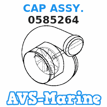 0585264 CAP ASSY. EVINRUDE