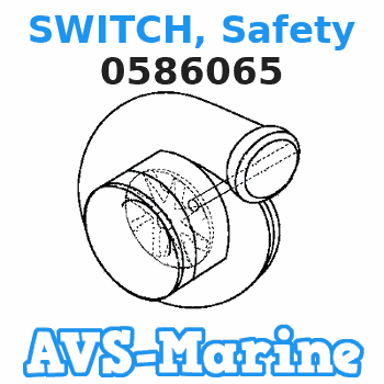 0586065 SWITCH, Safety EVINRUDE